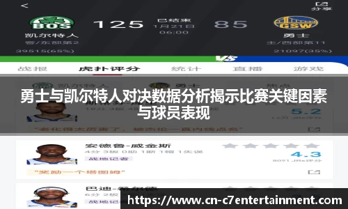 勇士与凯尔特人对决数据分析揭示比赛关键因素与球员表现